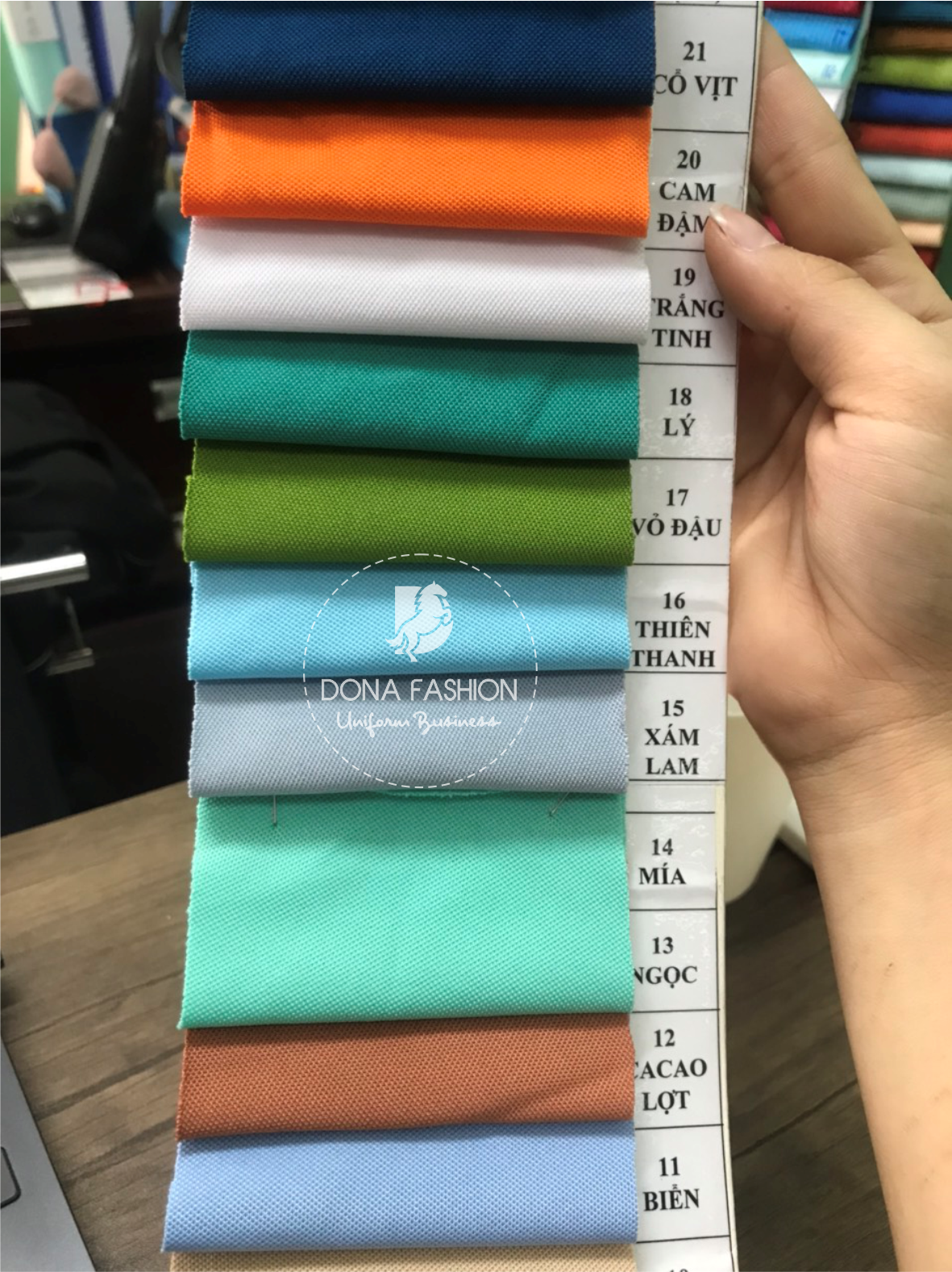 VẢI THUN CÁ SẤU POLY 4C